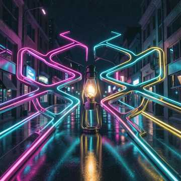 灯火岔路