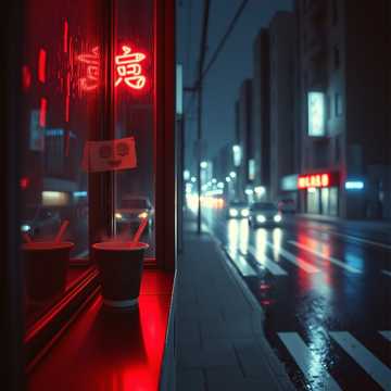 泡面烫疼了晚霞
