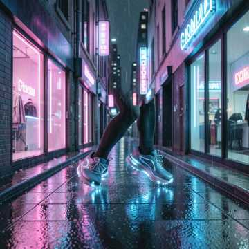 霓虹跑马灯