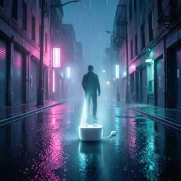 霓虹未眠人