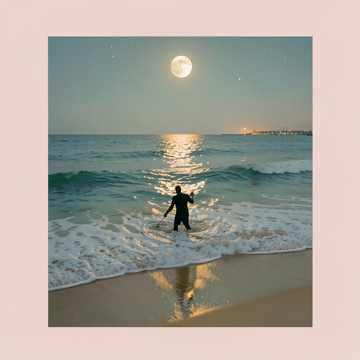 海湾倒影