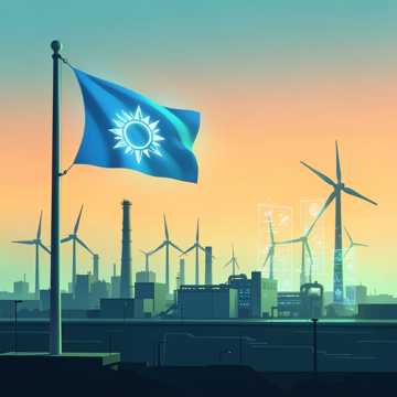 新能源旗帜-版本2