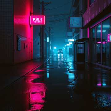 霓虹空巷
