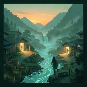 山寨里的河流倒着走