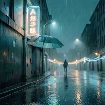 雨滴悬在半空