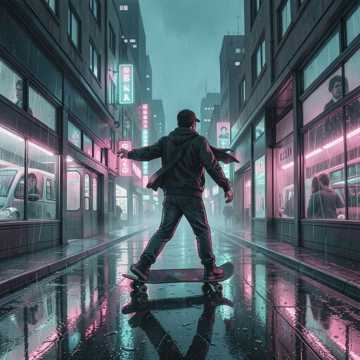我的样子像阵风
