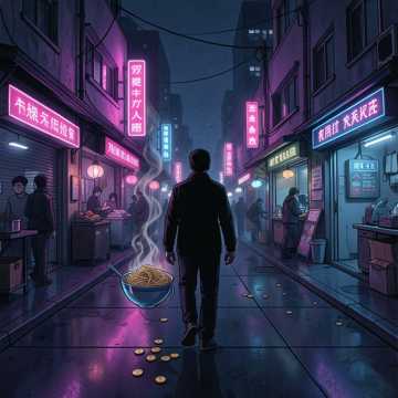 热干面与空口袋