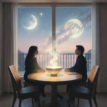 隔着银河的晚餐-版本2