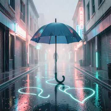 风在发梢悬停