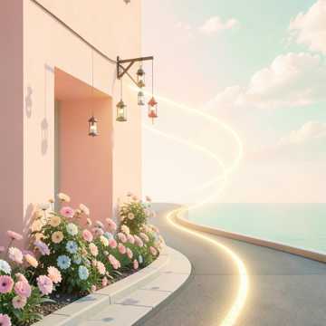 暖光撞响风铃