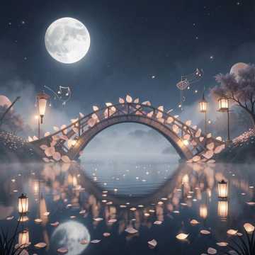 Petal Moon Bridge