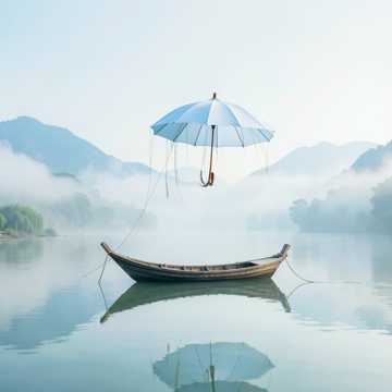 烟雨画卷