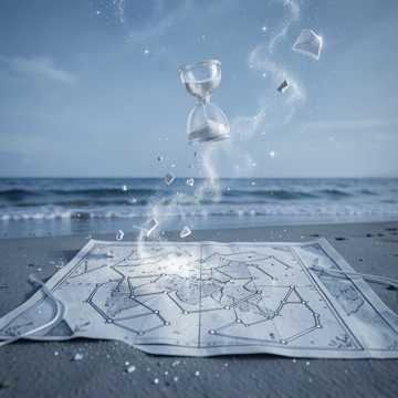 银色沙漏漂流