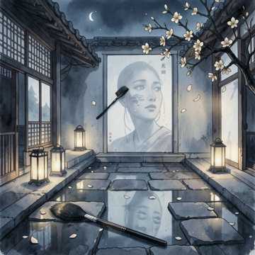 落笔惊弦月