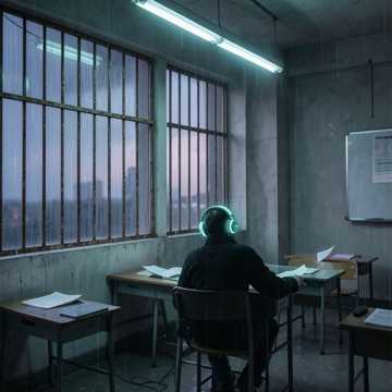 自习室铁窗
