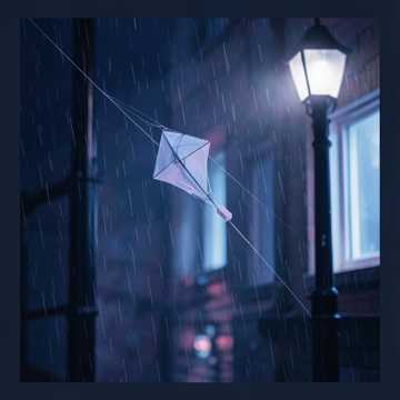 断线风筝缠住雨