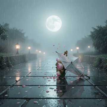 残荷听雨