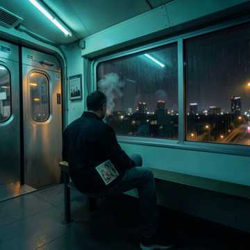 泡面凉在全家福旁