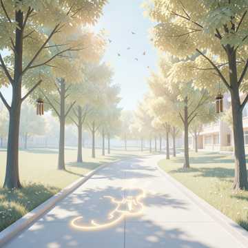 晨光上学路