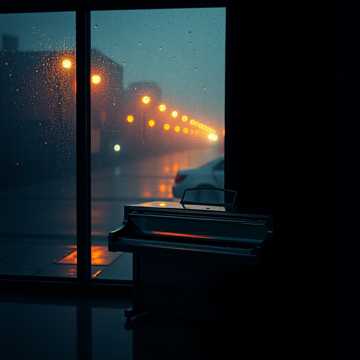 落寞的夜晚