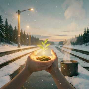 手掌上的春天