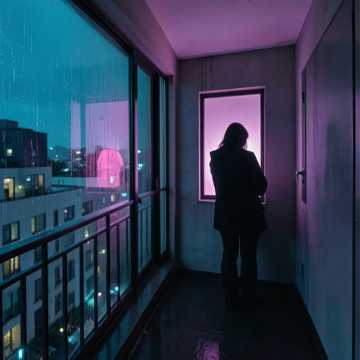 雨敲单窗
