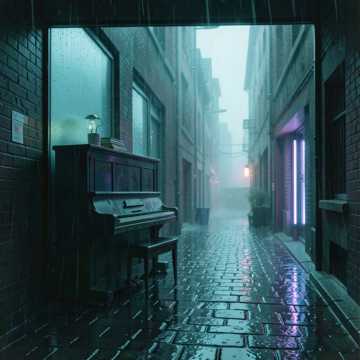 旧钢琴的雨声