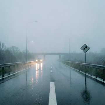 风暴后公路