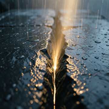 雨缝里的光