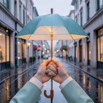 靠在你肩膀的雨季