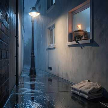 单眼湿咗灯