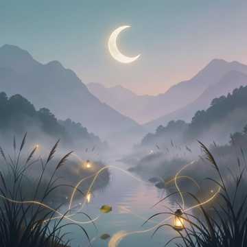 山间月痕-版本2