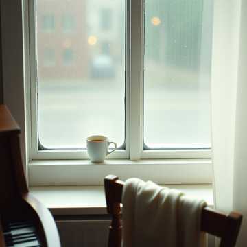 雨丝滴进旧琴弦