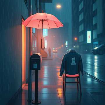 听雨落下