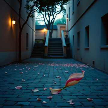 茶花落了满阶