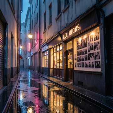 旧书店躲过雨的屋檐-版本2