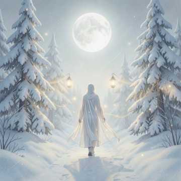 千山暮雪独披氅