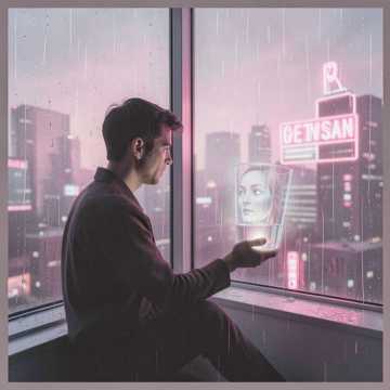空杯听雨