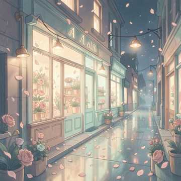 晚归花店