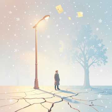 余晖长出新的枝桠