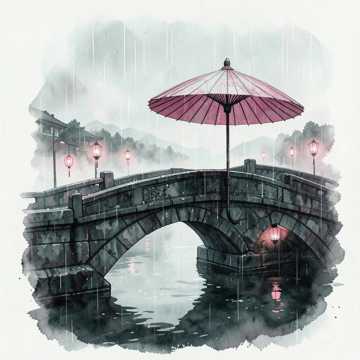 油纸伞下听雨眠