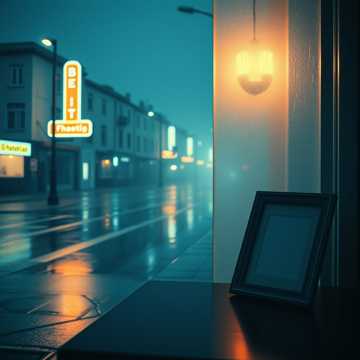 冷雨夜等待