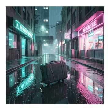 行李箱的航线