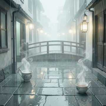 烟雨檐前