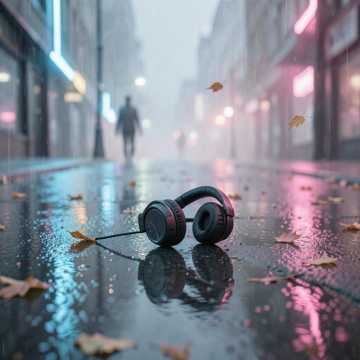 听雨的单边耳机