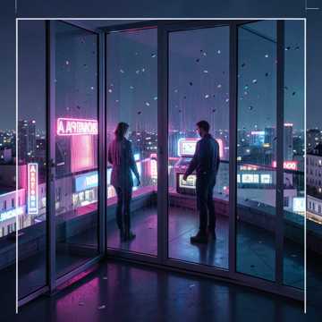 歌名：《霓虹心事》(Neon Heartbeats)-版本2
