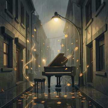 琴键上的雨声