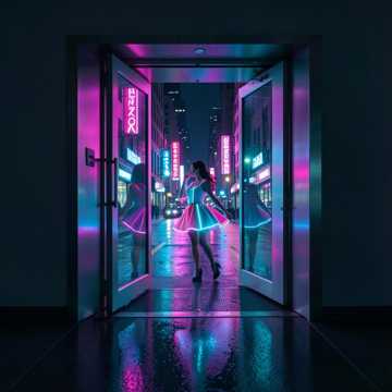 电梯跳出办公楼