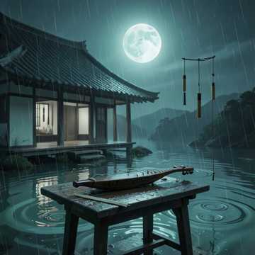 月光水纹盘