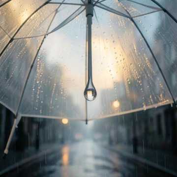 雨伞下的争吵